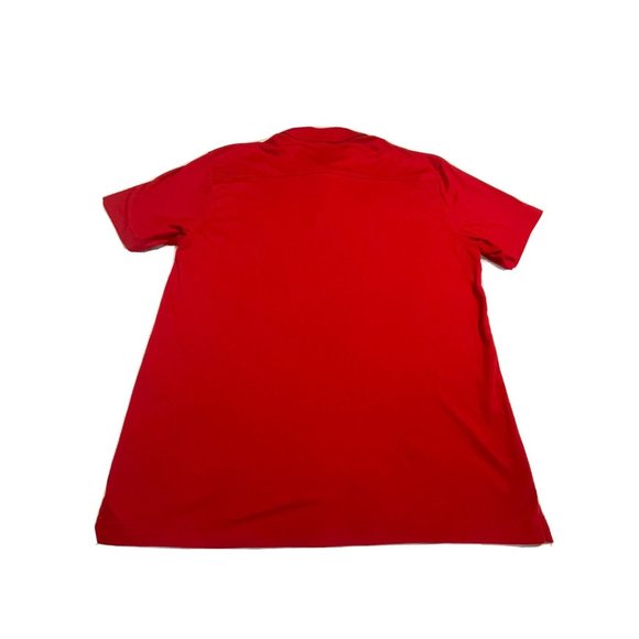 Sport-Tek by Port Authority Men's Red Short Sleeve Polo Shirt Size Medium - Picture 4 of 6